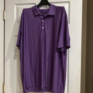 Bermuda Sands large purple golf polo shirt
